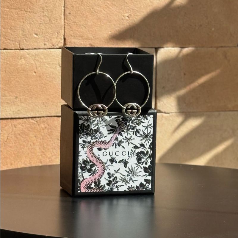 Gucci | Brincos Finos de Argola