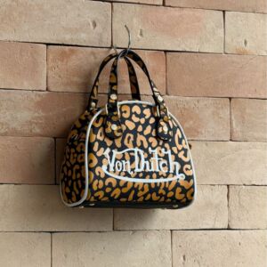 Von Dutch | Orange Cheetah Bowling Bag