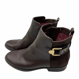 Tommy Hilfiger | Bota Marrom Couro